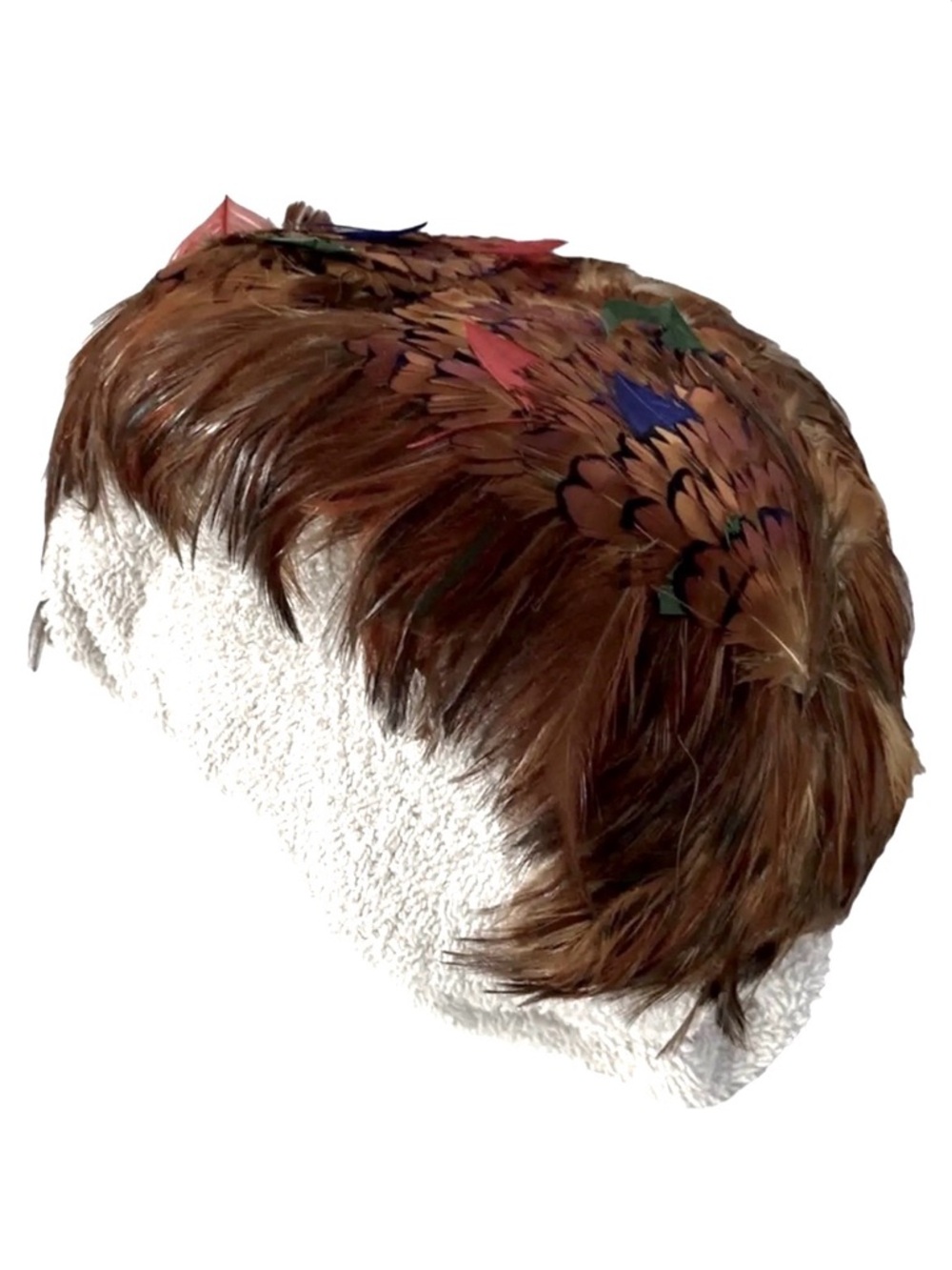 Vintage Real Pheasant Feather 40's 50's 60's Unbranded